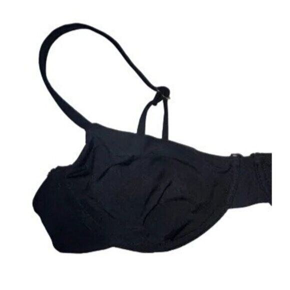 NWT Andie The Bermuda Bikini Swimsuit Underwired Top Full Bust Support M Black - Picture 4 of 15